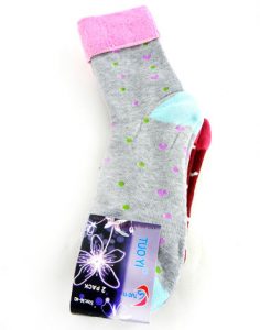 Calcetín De Dama Interior De Toalla x12 pares Talla: Estándar - Imagen 3