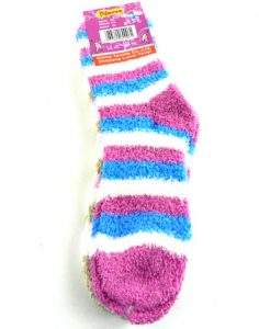 Calcetín De Dama De Toalla x12 pares Talla: 35-38 - Imagen 2