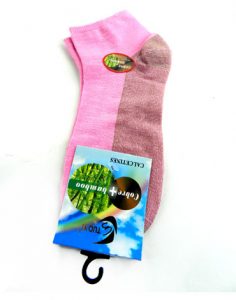 Calcetín Tobillera  Cobre Bambu x12 pares Talla: 36-42