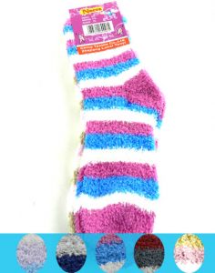 Calcetín De Dama De Toalla x12 pares Talla: 35-38
