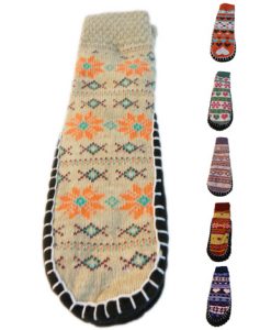 Calcetín Pantufla de Lana Dama x12 pares Tallas:Unica