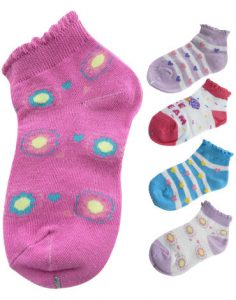 Calcetín de Niña x12 pares Talla: 2-4-6