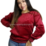Poleron Plush con Bolsillo x 4 Unds. Talla: S/M - M/L